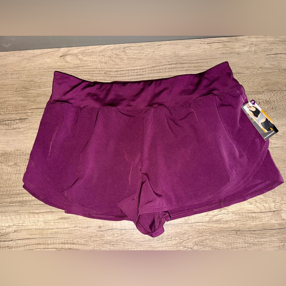 Avia Women's Deep Purple Athletic Shorts